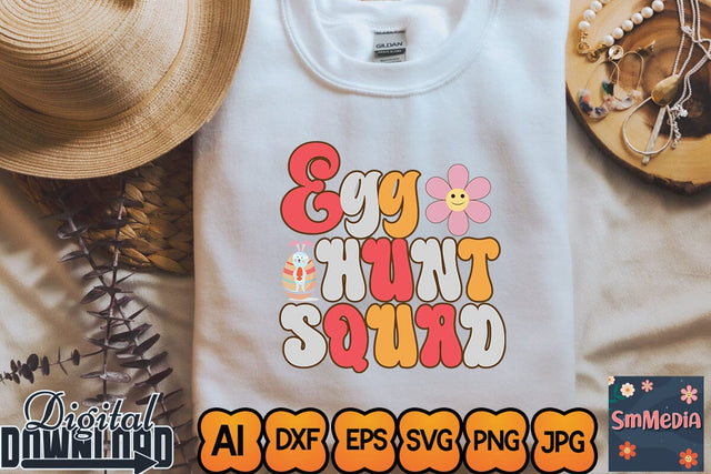 Egg Hunt Squad,Easter Bunny svg, Easter Egg svg, Easter png SVG Newmockups 