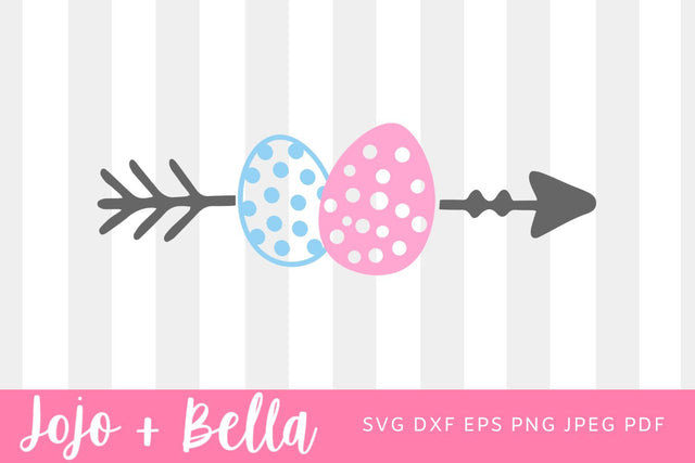 Egg Hunt SVG, Easter Egg Arrow SVG, Instant Digital Download, svg, dxf, eps, png, jpg, Easter Sign, Girls Shirt, HTV SVG Jojo&Bella 