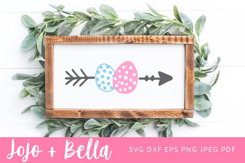 Egg Hunt SVG, Easter Egg Arrow SVG, Instant Digital Download, svg, dxf, eps, png, jpg, Easter Sign, Girls Shirt, HTV SVG Jojo&Bella 