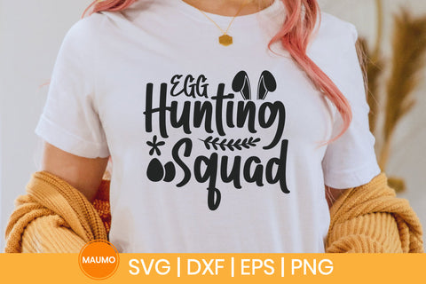 Egg hunting squad easter svg quote SVG Maumo Designs 