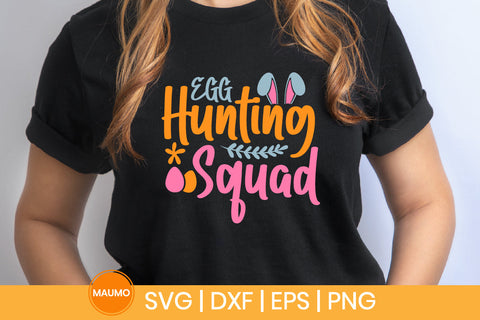 Egg hunting squad easter svg quote SVG Maumo Designs 