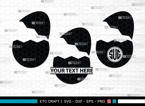 Egg Monogram, Egg Silhouette, Egg SVG, Broken Egg Svg, Omelet Svg, Morning Food Svg, Yolk Svg, SB00449 SVG ETC Craft 
