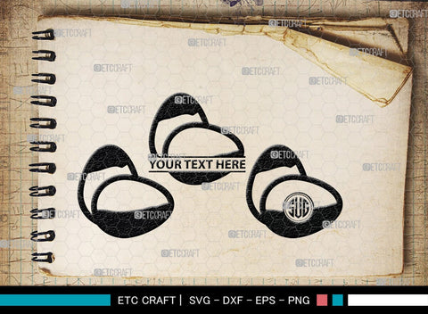 Egg Monogram, Egg Silhouette, Egg SVG, Broken Egg Svg, Omelet Svg, Morning Food Svg, Yolk Svg, SB00449 SVG ETC Craft 