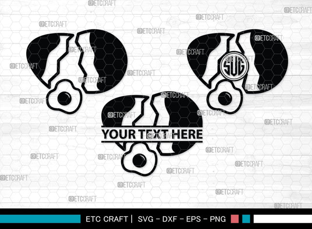 Egg Monogram, Egg Silhouette, Egg SVG, Broken Egg Svg, Omelet Svg, Morning Food Svg, Yolk Svg, SB00449 SVG ETC Craft 