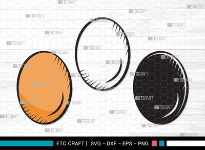 Egg SVG | Cracked Egg Svg | Sunny Side Svg | Fried Egg Svg | Egg Clipart SVG ETC Craft 