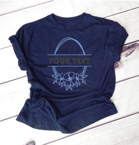 Egg Svg file, Egg Split Frame svg, Easter Cut file, Floral Cut file, Easter Egg, Flowers, Floral Frame Monogram Png, Spring, Cricut Svg, Diy SVG BogeliaVector 