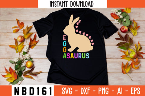 EGGASAURUS T-Shirt Design SVG Nbd161 