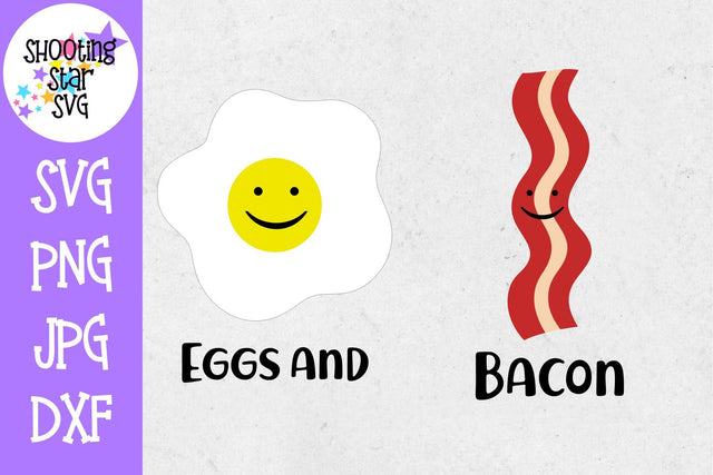 Eggs and Bacon - Twin Bodysuit SVG SVG ShootingStarSVG 