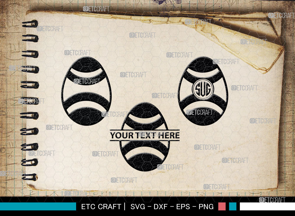 Eggs Monogram, Eggs Silhouette, Pattern Eggs SVG, Chevron Pattern Eggs ...