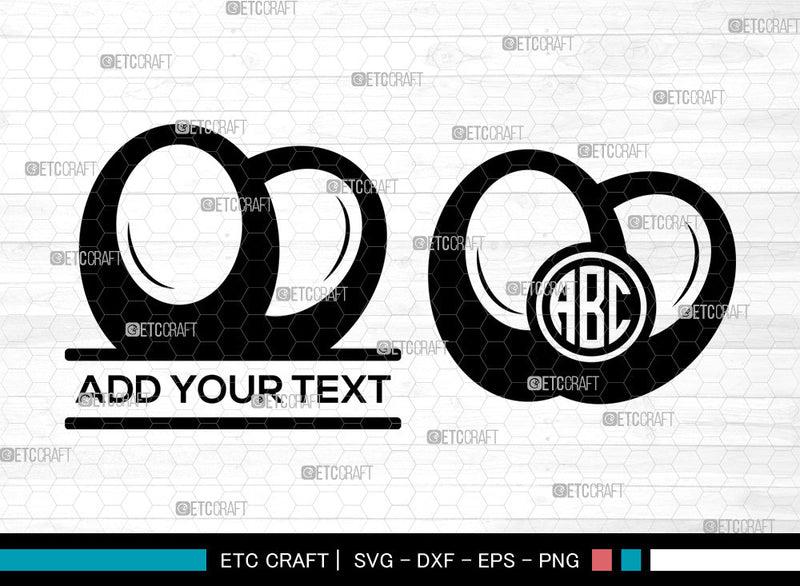 Eggs Monogram SVG, Circle Monogram, Egg Icon Svg, Cracked Egg Svg, Fried Egg Svg, Broken Egg Svg, Eggs Bundle SVG ETC Craft 