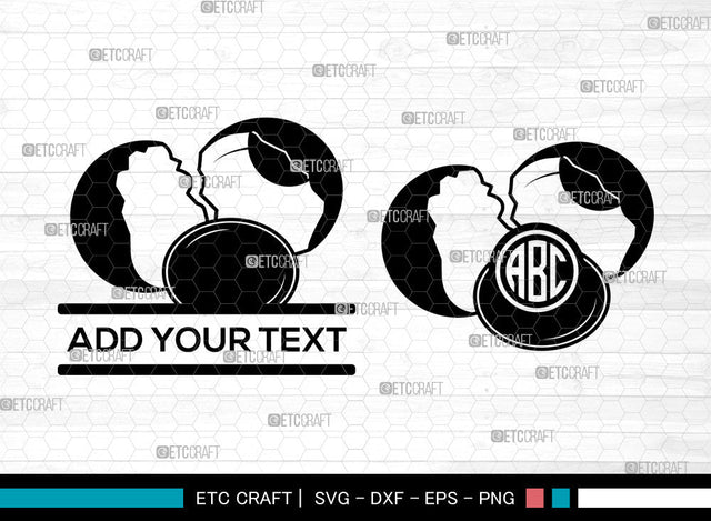 Eggs Monogram SVG, Circle Monogram, Egg Icon Svg, Cracked Egg Svg, Fried Egg Svg, Broken Egg Svg, Eggs Bundle SVG ETC Craft 