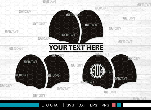 Eggs Nest Monogram, Eggs Nest Silhouette, Eggs Nest SVG, Eggs Bird Svg, Nest Svg, Nest And Eggs Svg, Bird Nest Svg, SB00496 SVG ETC Craft 