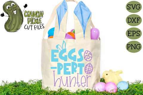 Eggs-Pert Hunter Easter SVG SVG Crunchy Pickle 