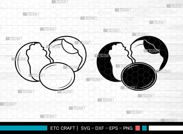 Eggs SVG, Egg Icon Svg, Cracked Egg Svg, Fried Egg Svg, Broken Egg Svg, Eggs Bundle SVG ETC Craft 