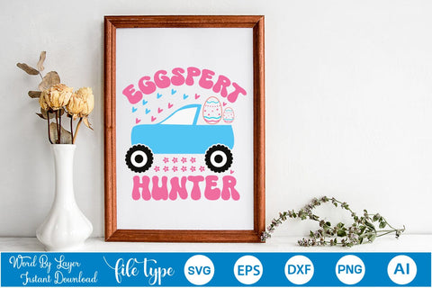 Eggspert Hunter SVG Cut File SVGs,Quotes and Sayings,Food & Drink,On Sale, Print & Cut SVG DesignPlante 503 