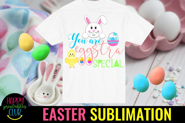 Eggstra Special Easter Sublimation PNG- Sublimation Easter Sublimation Happy Printables Club 