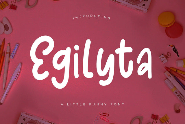Egilyta A Little Funny Font Font Creatype Studio 