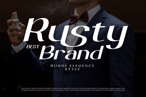 Egovu - Display Font Font twinletter 