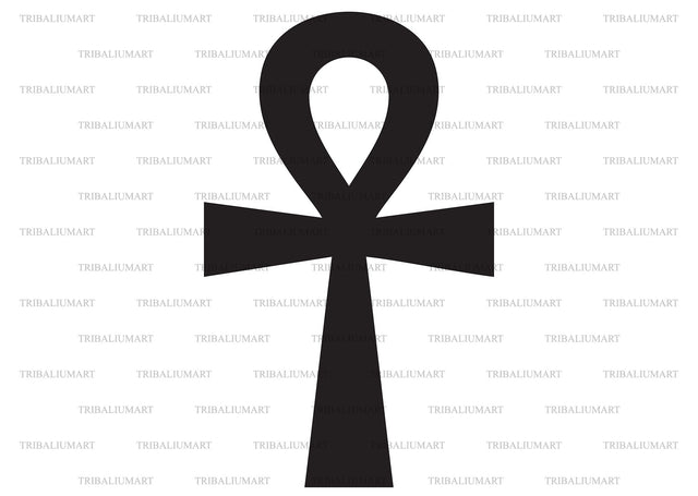 Egyptian Ankh Cross SVG TribaliumArtSF 