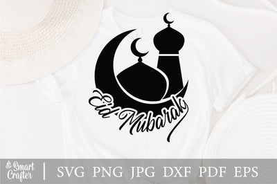 Eid Mubarak Svg, Happy Eid Day Svg, Eid Islamic SVG, Eid Adha Mubarak, idul fitri svg, Eid al Adha, Bakra Eid, Arabic svg, png dxf SVG Fauz 