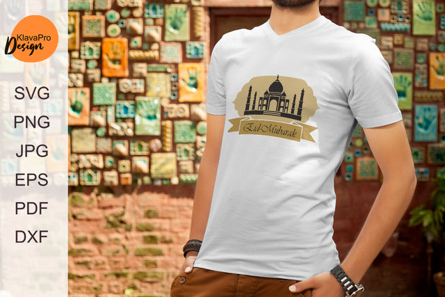 Eid – Mubarak SVG layered design for cutting and sublimation SVG Klava P 