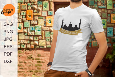Eid – Mubarak SVG layered design for cutting and sublimation SVG Klava P 