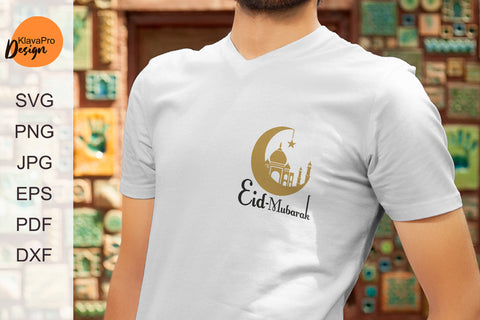 Eid – Mubarak SVG layered design for cutting and sublimation SVG Klava P 