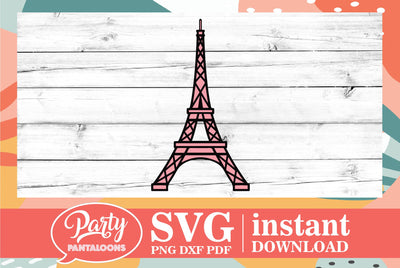 EIFFEL TOWER | cute French SVG SVG Partypantaloons 