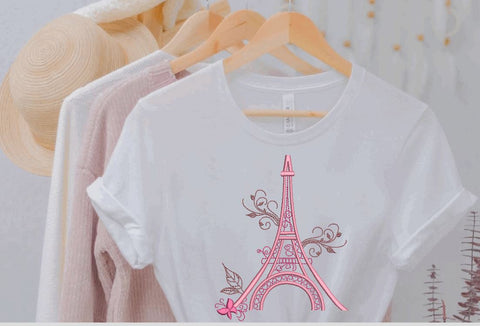 Eiffel Tower machine embroidery design, Paris Embroidery Embroidery/Applique DESIGNS Angie 