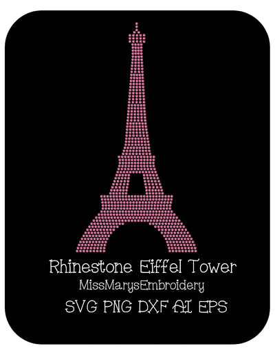 Eiffel Tower SVG MissMarysEmbroidery 