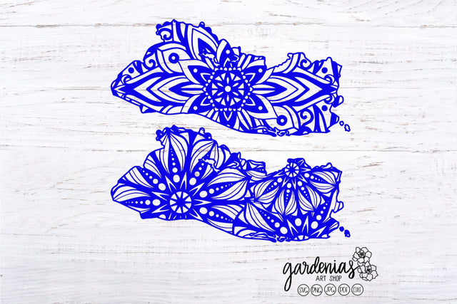 El Salvador Mandala SVG SVG Gardenias Art Shop 