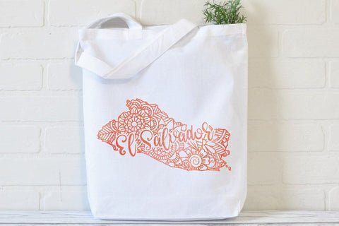 El Salvador SVG File - El Salvador Mandala Design SVG Old Market 