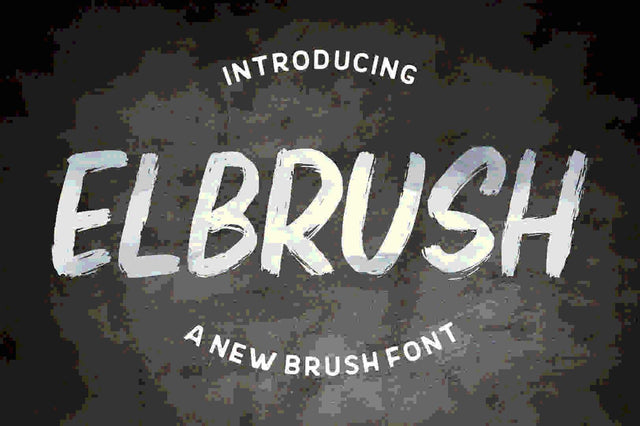 Elbrush Font Garisman Studio 