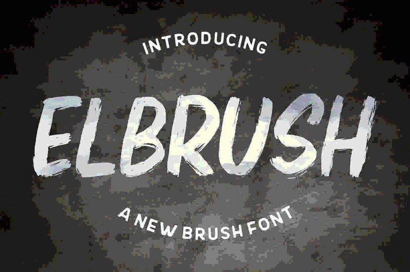 Elbrush Font Garisman Studio 