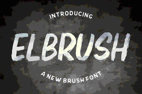 Elbrush Font Garisman Studio 