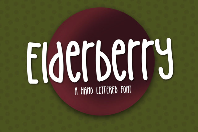 Elderberry Font Kitaleigh 