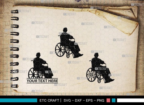 Elderly Care Monogram, Elderly Care Silhouette, Elderly Care SVG, Elderly Svg, Care Svg, Nurse Take Care Svg, SB00353 SVG ETC Craft 