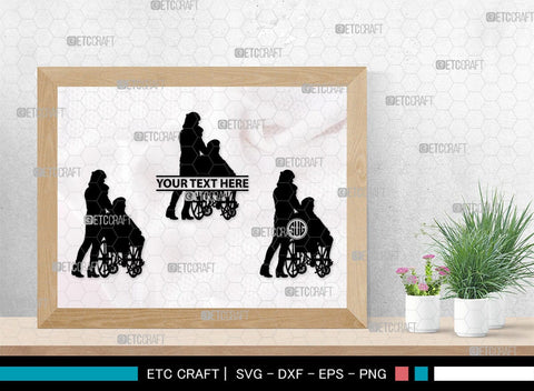 Elderly Care Monogram, Elderly Care Silhouette, Elderly Care SVG, Elderly Svg, Care Svg, Nurse Take Care Svg, SB00353 SVG ETC Craft 