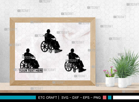 Elderly Care Monogram, Elderly Care Silhouette, Elderly Care SVG, Elderly Svg, Care Svg, Nurse Take Care Svg, SB00353 SVG ETC Craft 