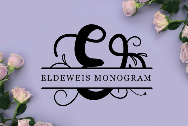 eldeweis monogram Font LetterdayStudio 