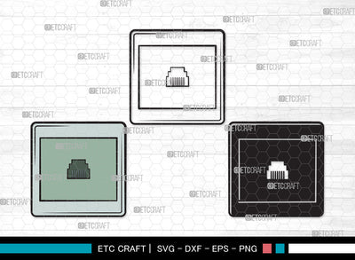 Electrical Socket Clipart SVG | Socket Svg | Electrical Plug Svg | Light Switches Svg | Power Socket Svg | Electrical Socket Clipart SVG ETC Craft 