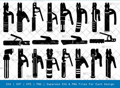Electrode Holder Silhouette, Electrode Holder SVG, Welding Svg, Welder Svg, Electrode Holder Bundle, SB00942 SVG ETC Craft 