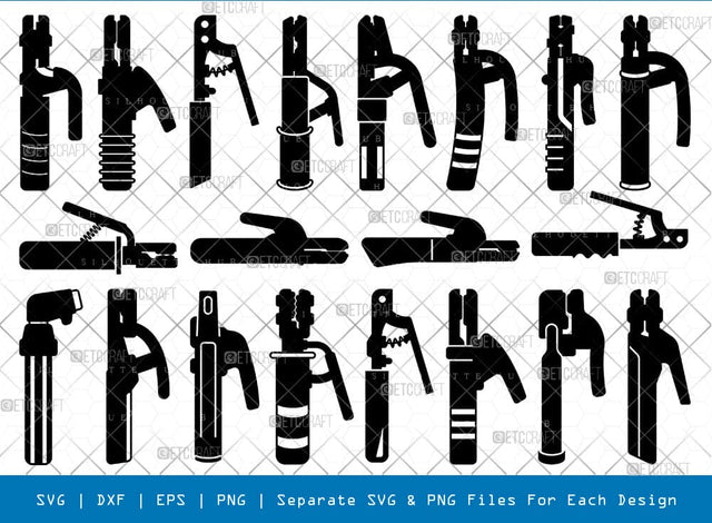 Electrode Holder Silhouette, Electrode Holder SVG, Welding Svg, Welder Svg, Electrode Holder Bundle, SB00942 SVG ETC Craft 