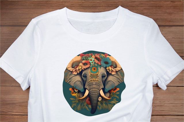 Elefant T-Shirt Design PNG. Tshirt Sublimation Design Sublimation Olga Terlyanskaya 