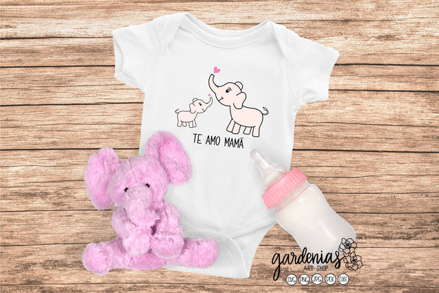 Elefantes Te Amo Mama SVG SVG Gardenias Art Shop 
