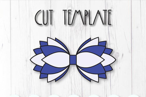 Elegant bow template SVG ArtiCuties 