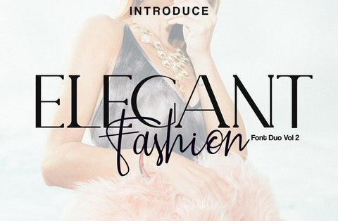 Elegant Fashion Duo Font Font Fallen Graphic Studio 