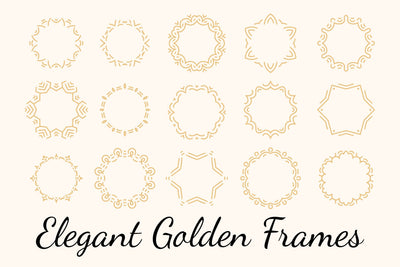 Elegant Golden Frames Sublimation Rin Green 