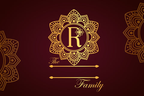 Elegant Mandala Monogram Font Font Dm Letter Studio 