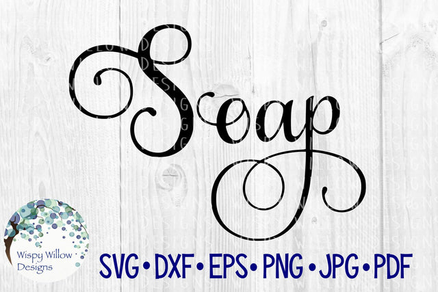 Elegant Soap Label SVG Wispy Willow Designs 